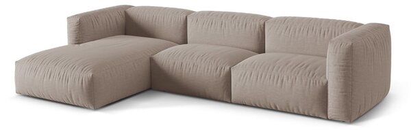 Béžová modulárna rohová pohovka (ľavý roh) Martina – Micadoni Home