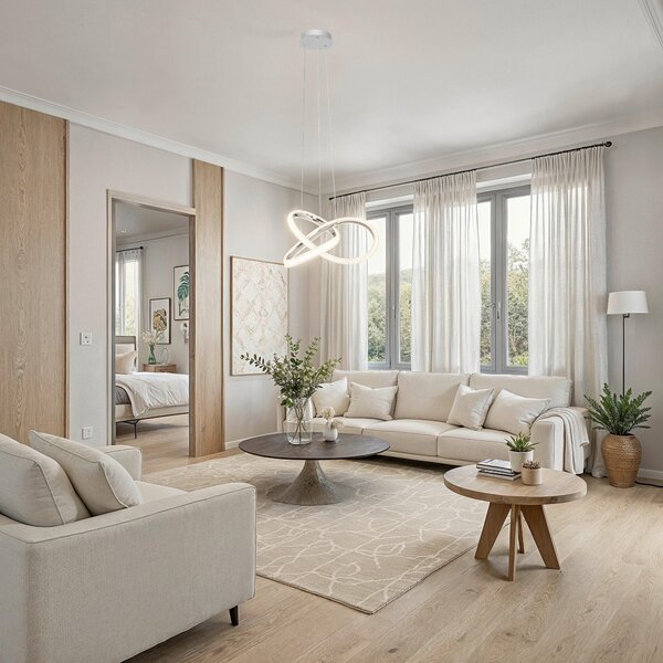 ZÁVESNÉ LED SVIETIDLO, 53/150 cm Novel - Interiérové svietidlá