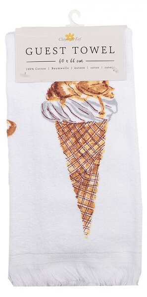 Froté uterák so zmrzlinou Frosty And Sweet - 40*66 cm - Clayre & Eef
