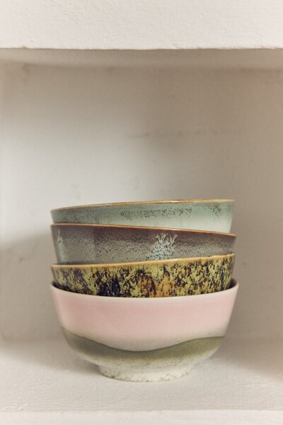 Rustikálne béžová porcelánová mištička Chef - Ø 9*3 cm / 50 ml - HKLIVING
