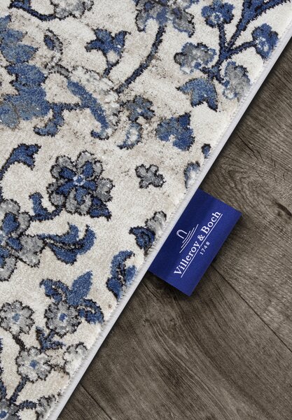 Villeroy & Boch Kusový koberec 106120 Cream, Blue, 120x170, modrá, obývacia izba