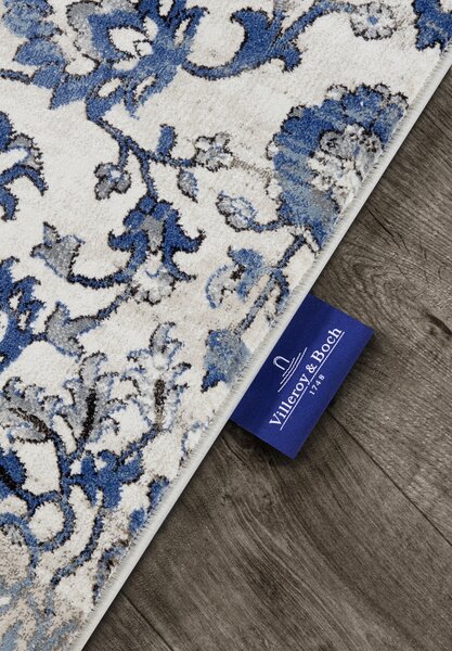 Villeroy & Boch , Behúň 106120 Cream, Blue, 80x240, modrá, obývacia izba