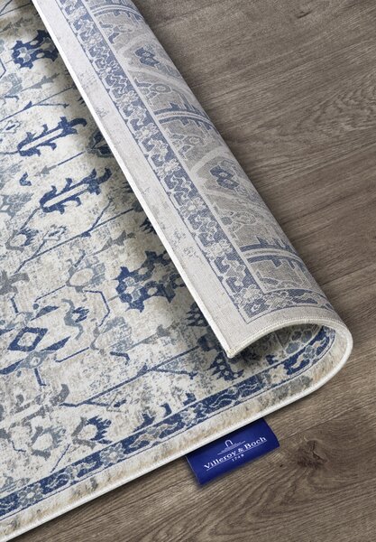 Villeroy & Boch , Kusový koberec 106121 Cream, Blue, 120x170, modrá, obývacia izba
