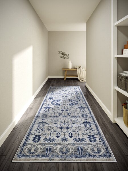 Villeroy & Boch Behúň 106121 Cream, Blue, 80x240, modrá, obývacia izba