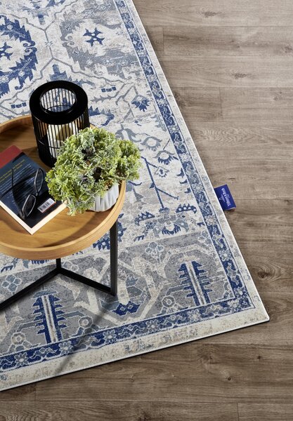 Villeroy & Boch , Kusový koberec 106121 Cream, Blue, 120x170, modrá, obývacia izba