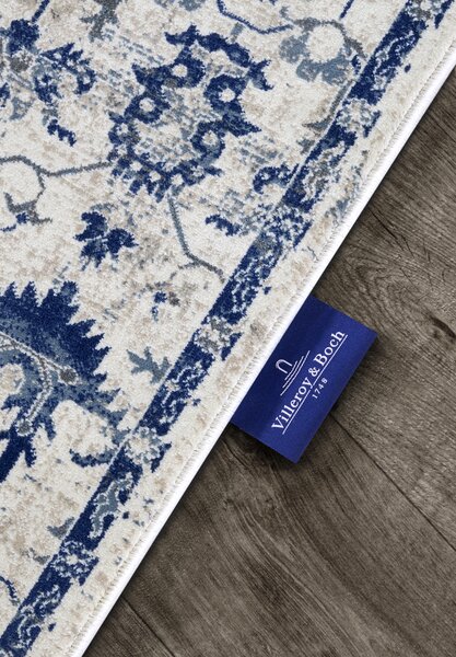 Villeroy & Boch Behúň 106121 Cream, Blue, 80x240, modrá, obývacia izba