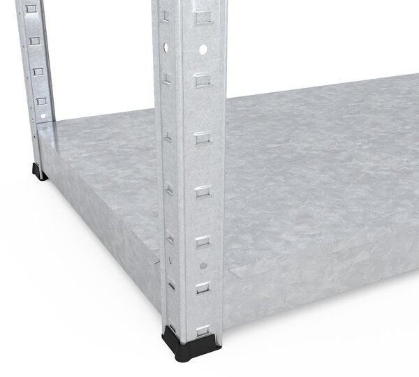 Celokovový regál ECONOMY 240x120x60 6 políc - pozinkovaný