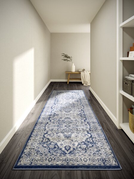 Villeroy & Boch , Behúň 106122 Cream, Blue, 80x240, modrá, obývacia izba