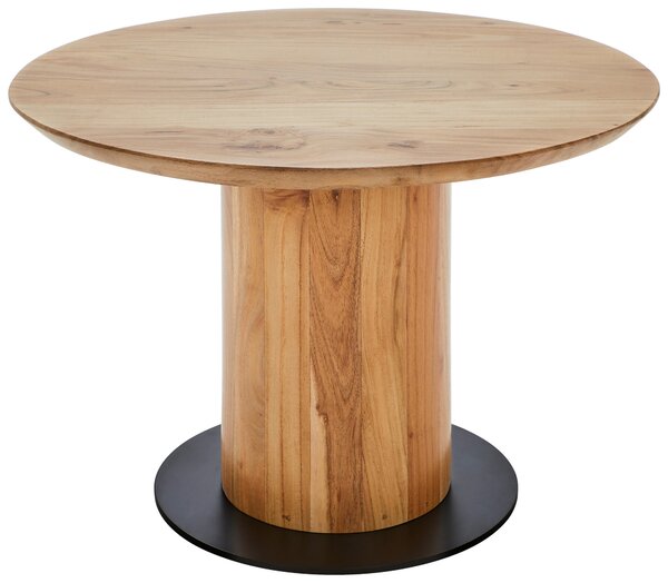 KONFERENČNÝ STOLÍK, čierna, farba akácie, drevo, kov, 60/40/60 cm Livetastic - Stolíky do obývačky, Online Only