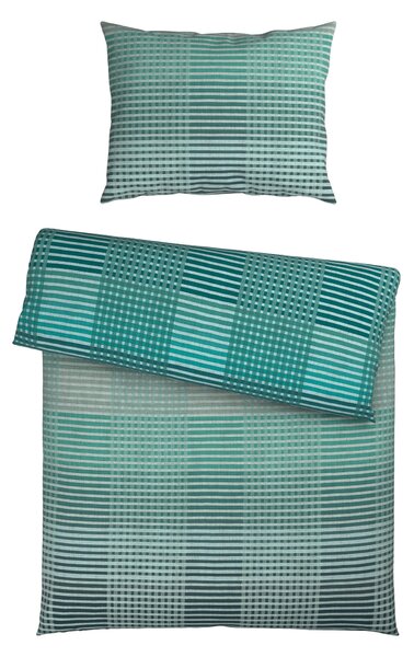 POSTEĽNÁ BIELIZEŇ, flanel, tyrkysová, 140/200 cm Novel - Obliečky & plachty