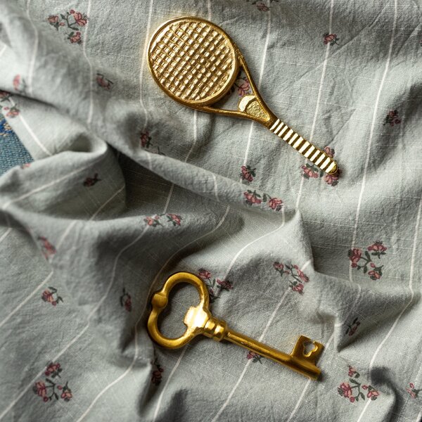 Otvárač na fľaše Tennis Racket Brass