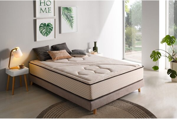 Tvrdý/stredne tvrdý penový obojstranný termoregulačný matrac 90x200 cm Tempus Gold – Moonia