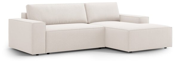 Béžová rozkladacia rohová pohovka (pravý roh) Jodie – Micadoni Home