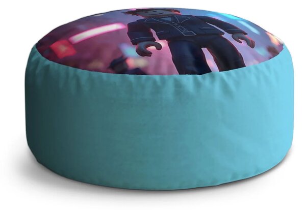 Sablio Taburet Circle ROBLOX Neónové mesto: 38x48 cm