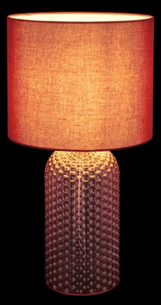 Globo 21735R - Stolná lampa SOFIE 1xE27/60W/230V červená