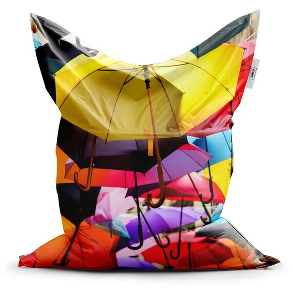 Sablio Sedací vak Dáždniky - 150x100 cm