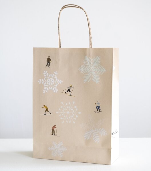 Darčeková taška Skiers Beige