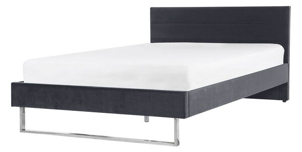 Manželská posteľ 140 cm BELAE (s roštom) (sivá). Vlastná spoľahlivá doprava až k Vám domov. 1023048