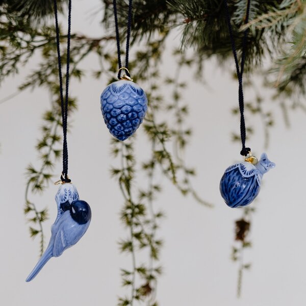 Vianočné ozdoby Blue Collectibles Mini Ornaments – set 3 ks