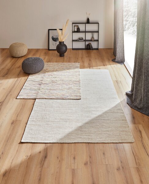 VLNENÝ KOBEREC, 70/130 cm, béžová Linea Natura - Koberce