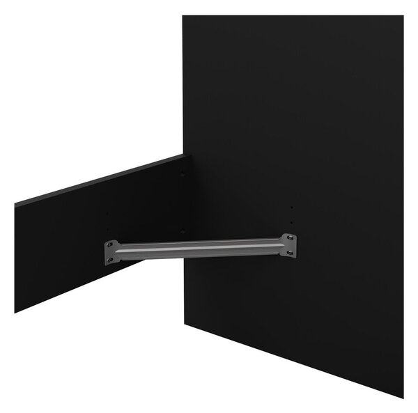 Čierna dvojlôžková posteľ 160x200 cm Naia – Tvilum