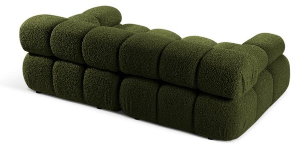 Zelená modulárna pohovka z textílie bouclé 188 cm Bellis – Micadoni Home