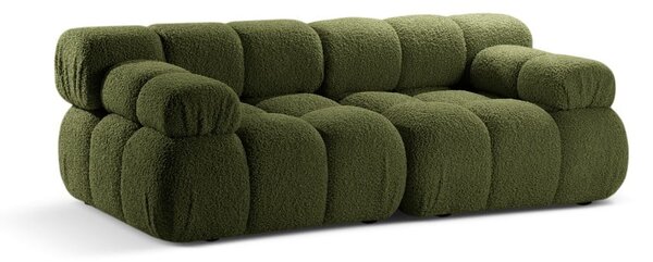 Zelená modulárna pohovka z textílie bouclé 188 cm Bellis – Micadoni Home