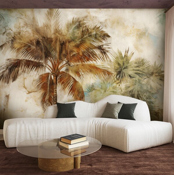 Fototapeta Retro tropické palmy Materiál: Vliesová, Rozmery: 200 x 140 cm