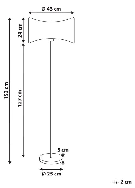 Stojaca lampa strieborná kovová čierne tienidlo z umelého hodvábu moderný súčasný štýl