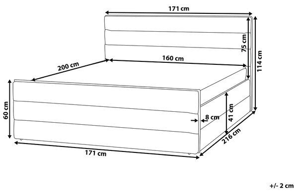 Posteľ tmavosivá ľanové čalúnenie 160 x 200 cm s roštom a čelom vystužený rám postele