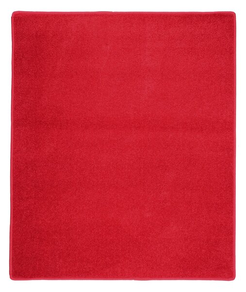 Vopi koberce Kusový koberec Eton červený 15 - 80x150 cm