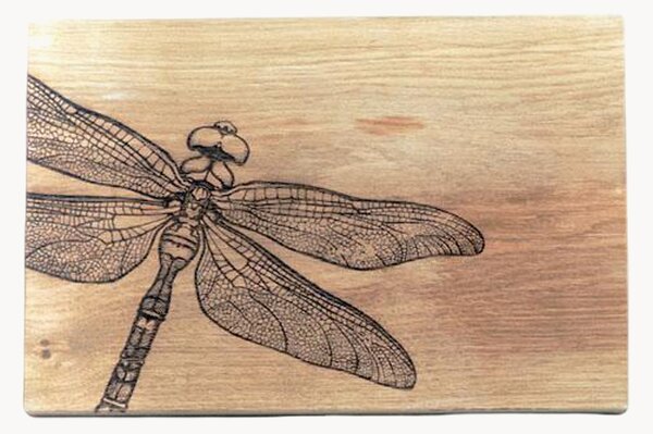 Servírovacia doska z dubového dreva Dragonfly