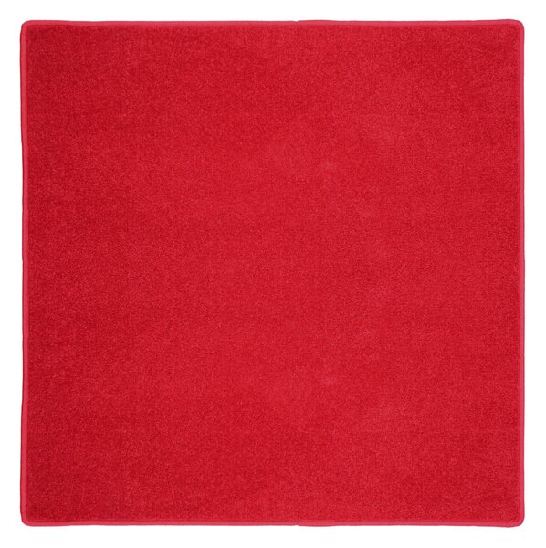 Vopi koberce Kusový koberec Eton červený 15 štvorec - 100x100 cm