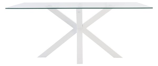 MUZZA Stôl madie 140 x 90 cm biely