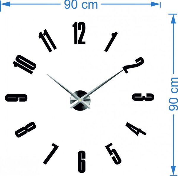 Moderné 3D nástenné hodiny – Elegantný doplnok do interiéru I SENTOP 12S041