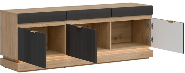 MILTON antracit ML01, skrinka pod TV