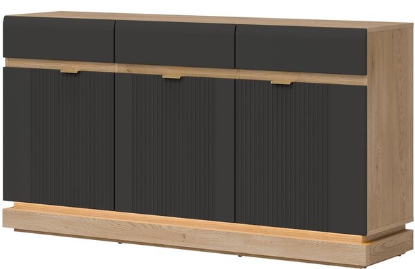 MILTON antracit ML03 komoda