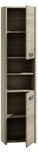 Kúpeľňová skrinka s regálom 40 cm dub sonoma