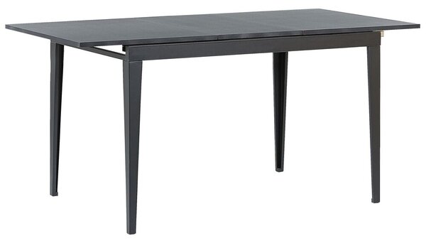 Jedálenský stôl NOROLLA (čierna) (pre 4 až 6 osôb). Vlastná spoľahlivá doprava až k Vám domov. 1026748