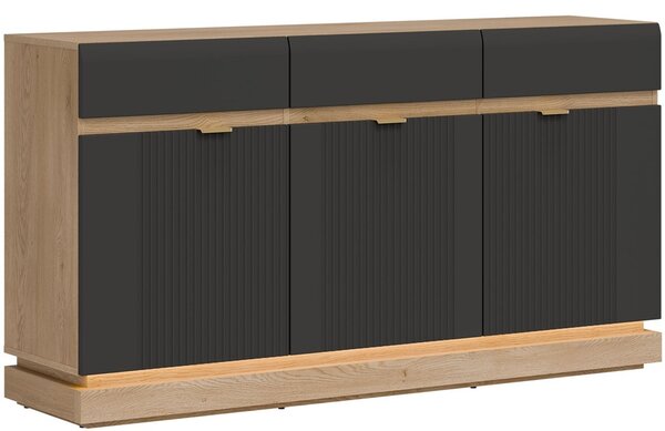 MILTON antracit ML03 komoda
