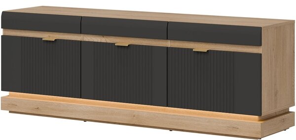 MILTON antracit ML01, skrinka pod TV