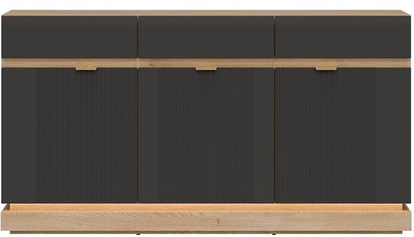 MILTON antracit ML03 komoda