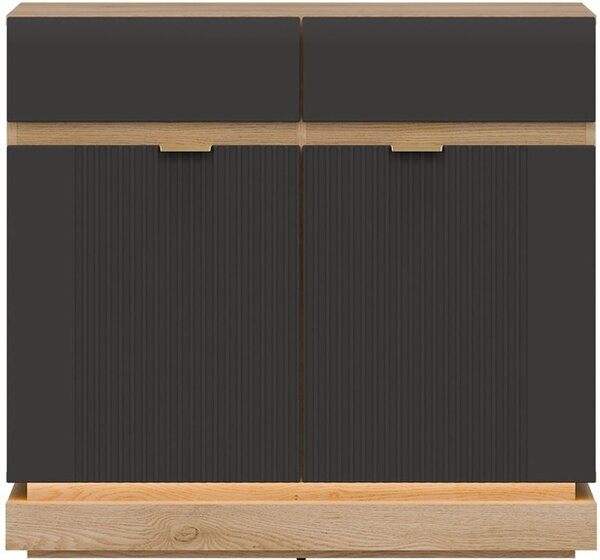 MILTON antracit ML02 komoda