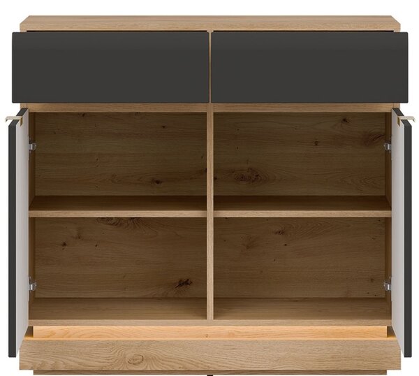 MILTON antracit ML02 komoda