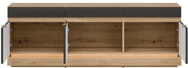 MILTON antracit ML01, skrinka pod TV