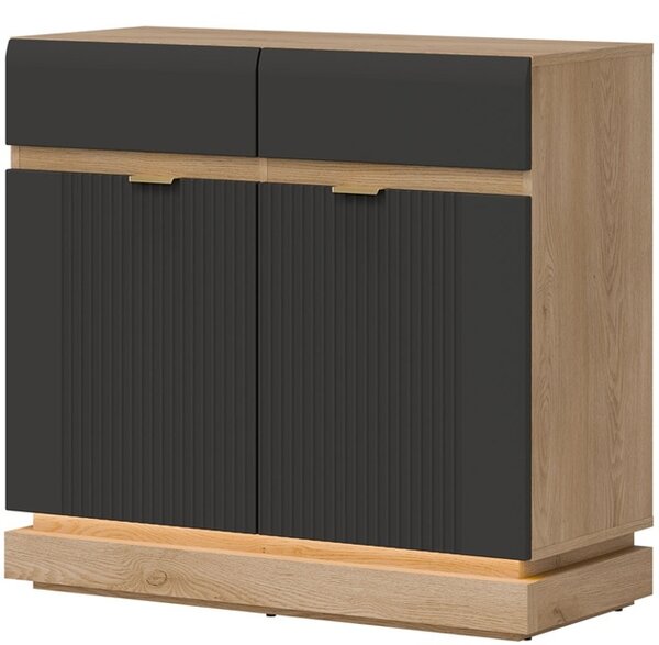MILTON antracit ML02 komoda