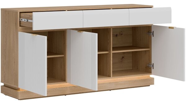 MILTON biela ML03 komoda