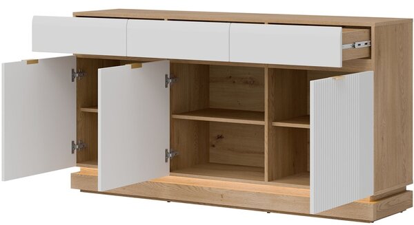 MILTON biela ML03 komoda