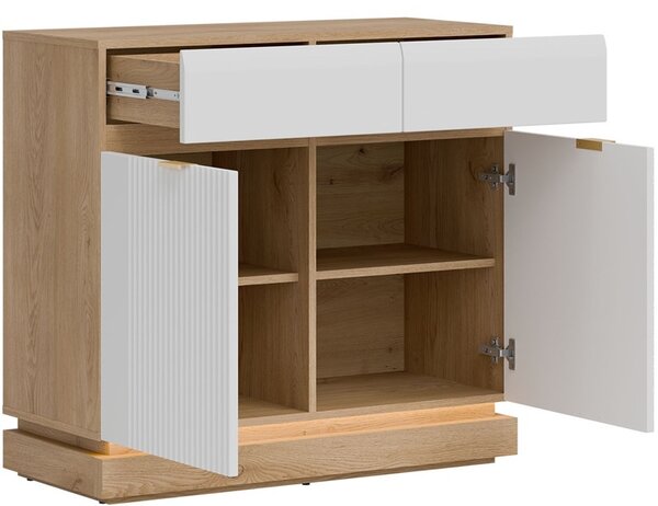 MILTON biela ML02 komoda