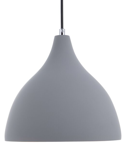 Závesná lampa svetlosivá betónový vzhľad škandinávsky moderný štýl stropné svetlo obývačka jedáleň